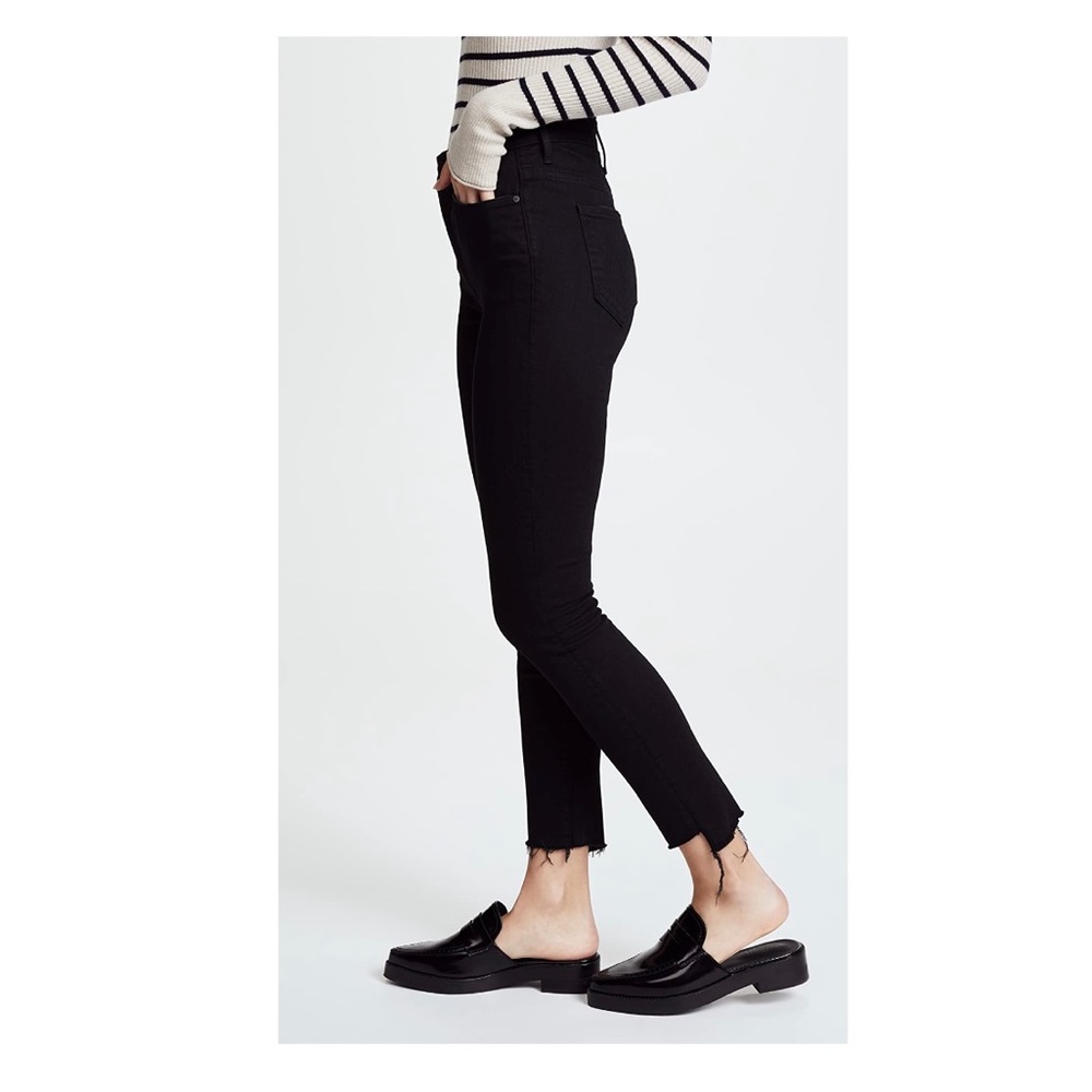 MOTHER Stunner Crop Step Hem Ankle Jeans